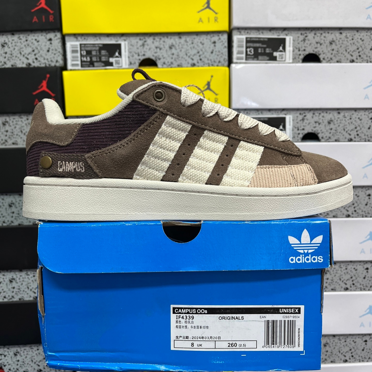 Adidas Campus 00's - Coffee Corduroy