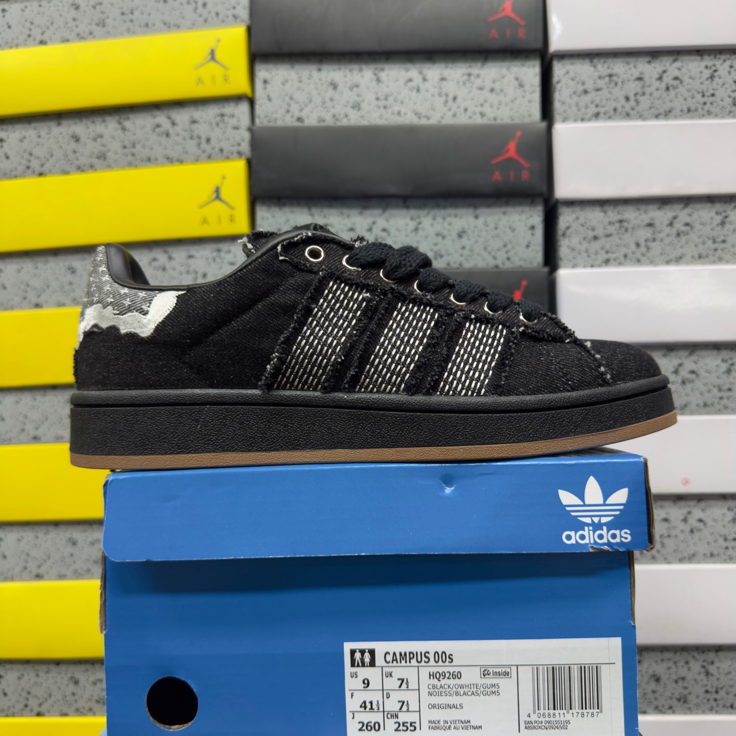 Adidas Campus 00's - Denim Black Off White Gum