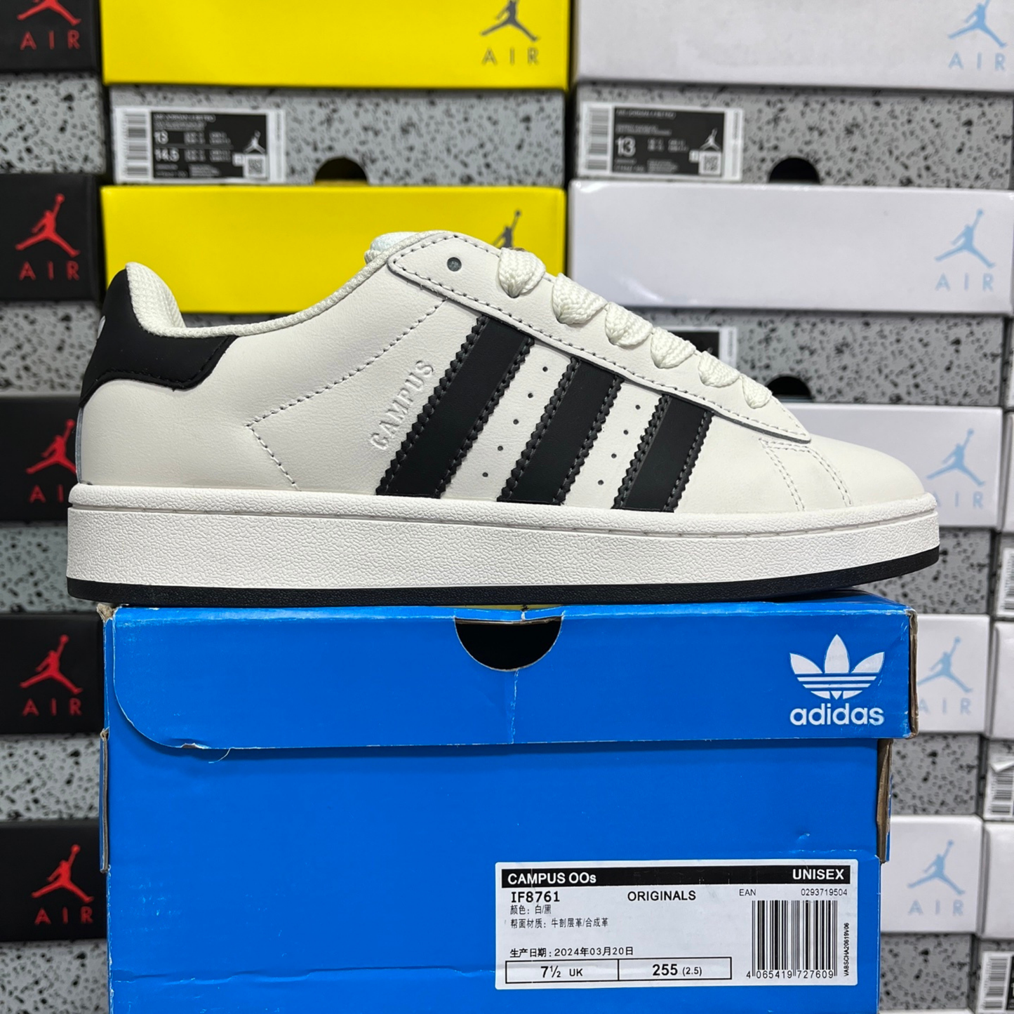 Adidas Campus 00's - Cloud White Core Black