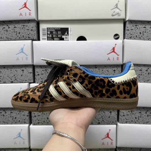 Wales Bonner x Adidas Samba - Pony Leopard