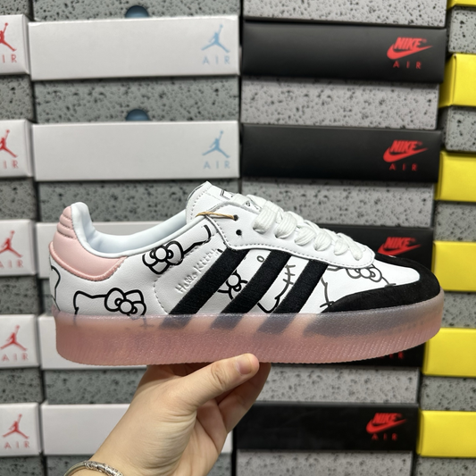 Hello Kitty x Adidas Samba - Cloud White Clear Pink
