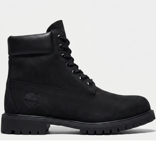 Timberland Premium 6-Inch Waterproof Boot - Black Smooth Leather