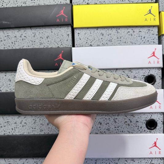 Adidas Gazelle Indoor - Silver Green Core Black