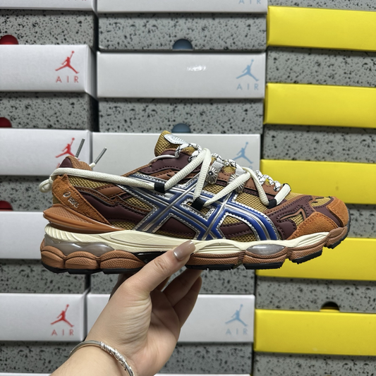 Toga x Asics Gel Cumulus 16 - Brown Blue Pure Silver