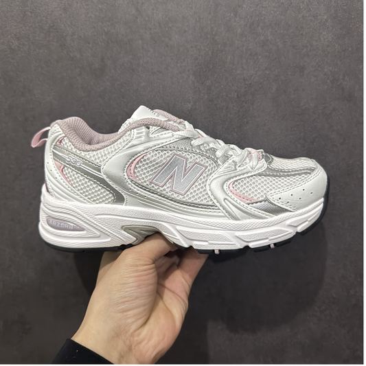 New Balance 530 - White Silver Ice Wine