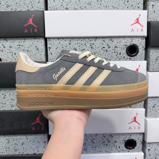 Adidas Gazelle Bold - Grey Brown Green