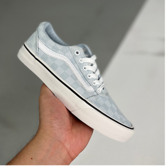 Vans Old Skool Checkerboard - Dawn Mist Blue