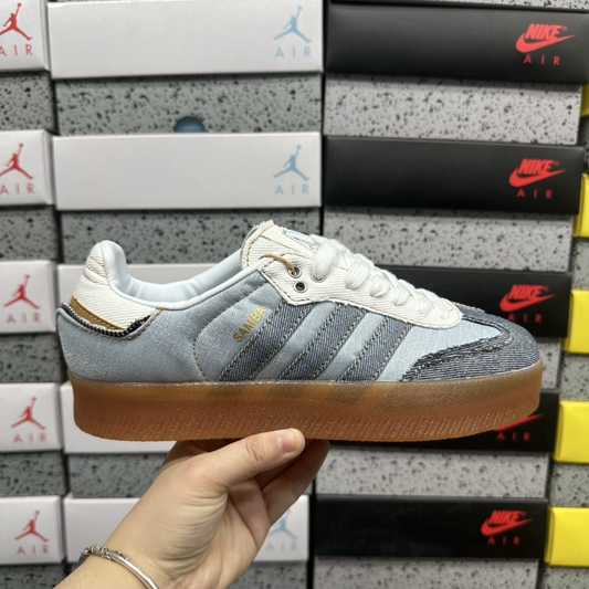 Atmos x Adidas Samba - Pink Denim