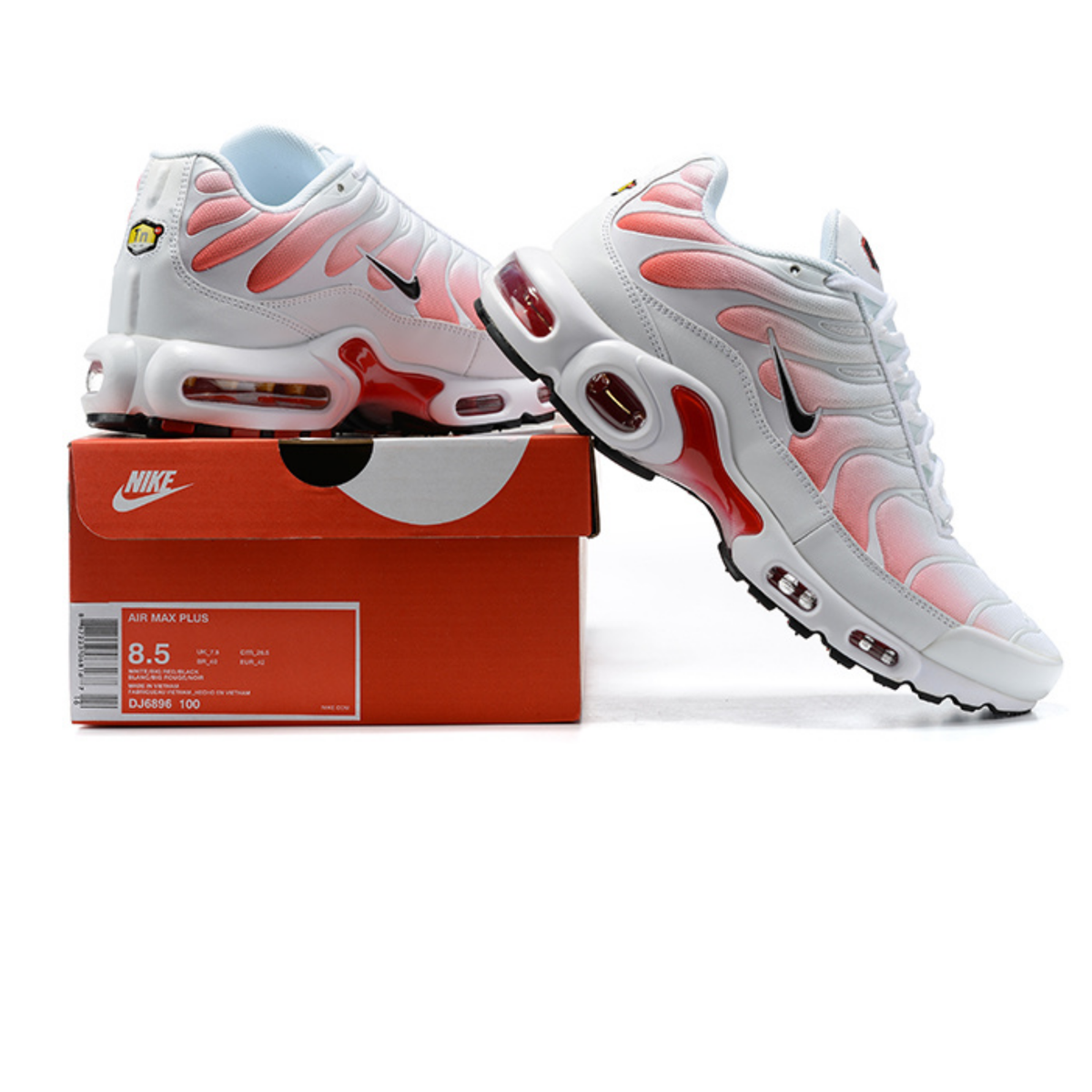 Nike Air Max Plus - White Team Orange