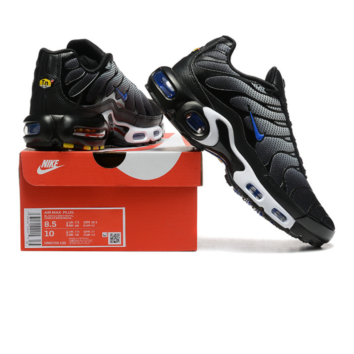 Nike Air Max Plus - White Black Racer Blue