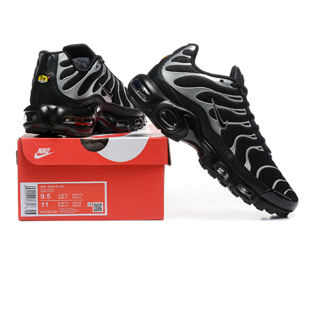 Nike Air Max Plus - Black Metallic Silver