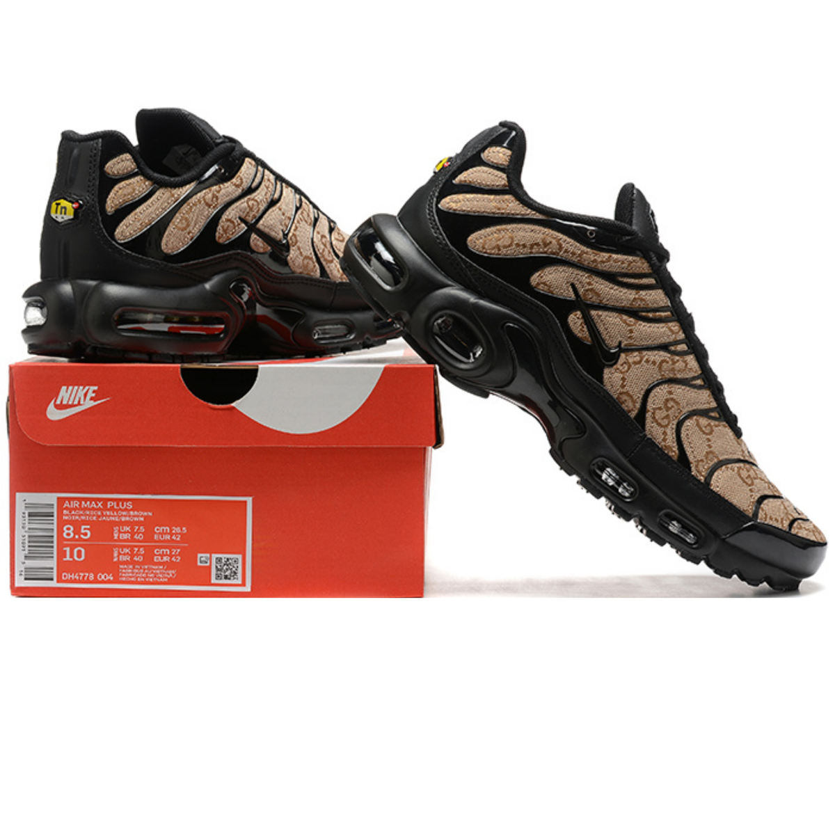 Nike Air Max Plus - Gucci Monogram Luxury Custom