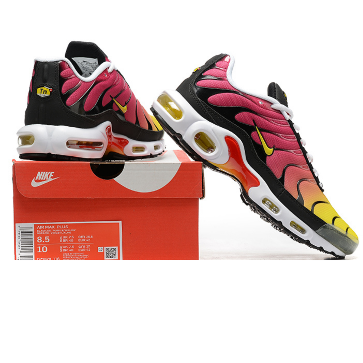 Nike Air Max Plus - Sunset Fuchsia Yellow