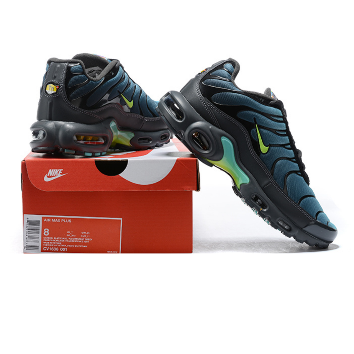 Nike Air Max Plus - Petrol Blue Lime