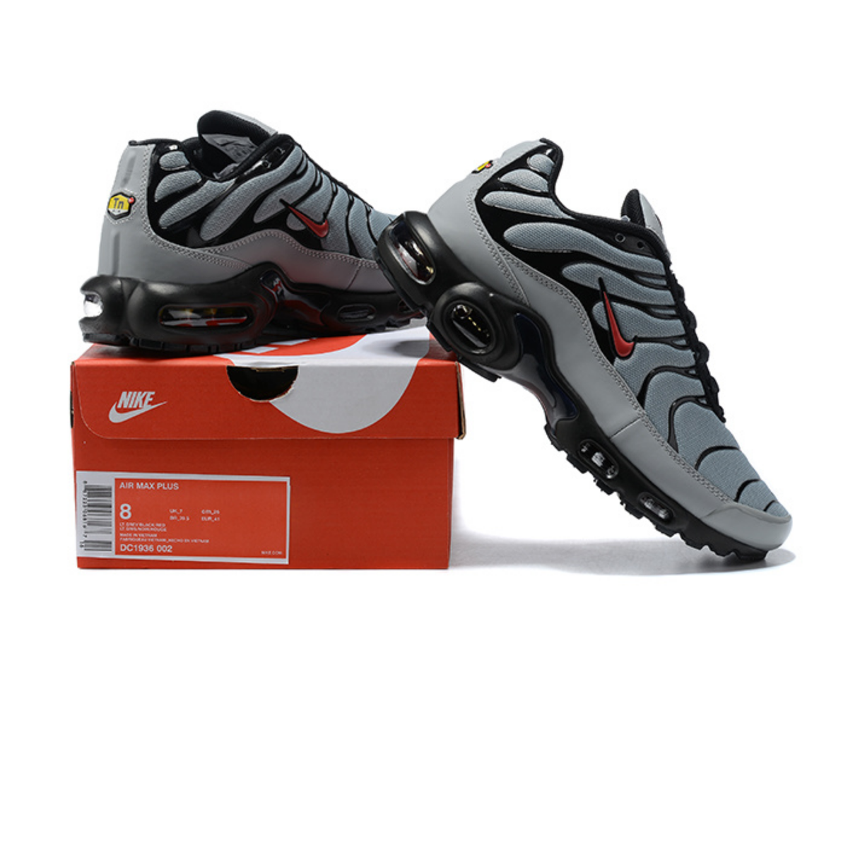 Nike Air Max Plus - Grey Reflective Red