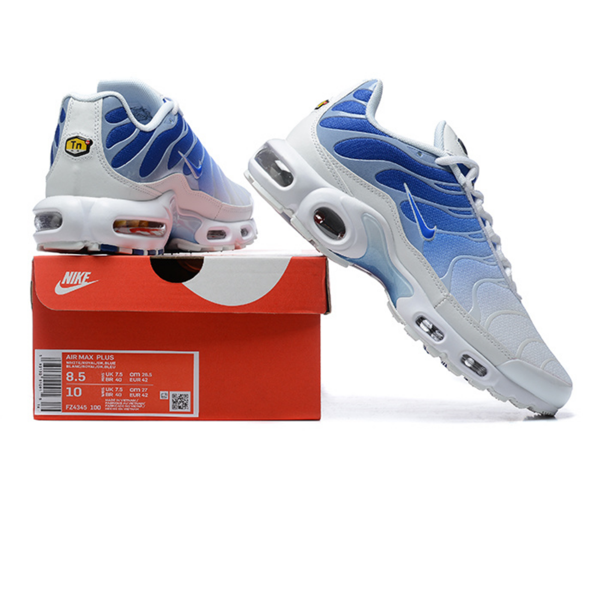 Nike Air Max Plus - White Concord Royal Blue