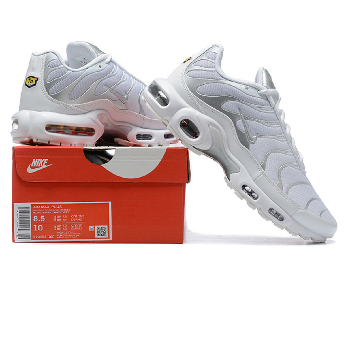 Nike Air Max Plus - White Metallic Silver