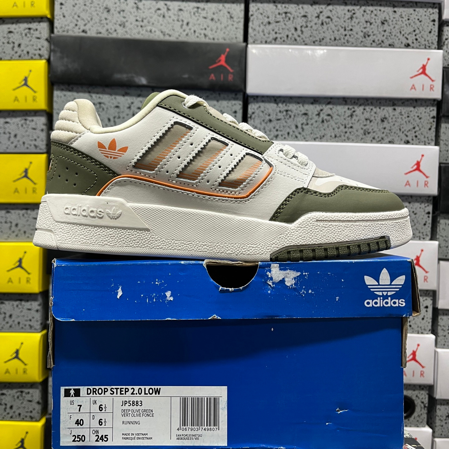 Adidas Drop Step Low 2.0 - Deep Olive Green