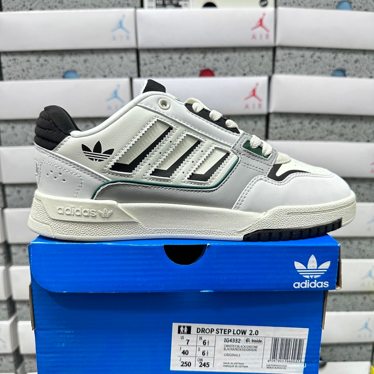 Adidas Drop Step Low 2.0 - White Tint / Core Black / Grey One