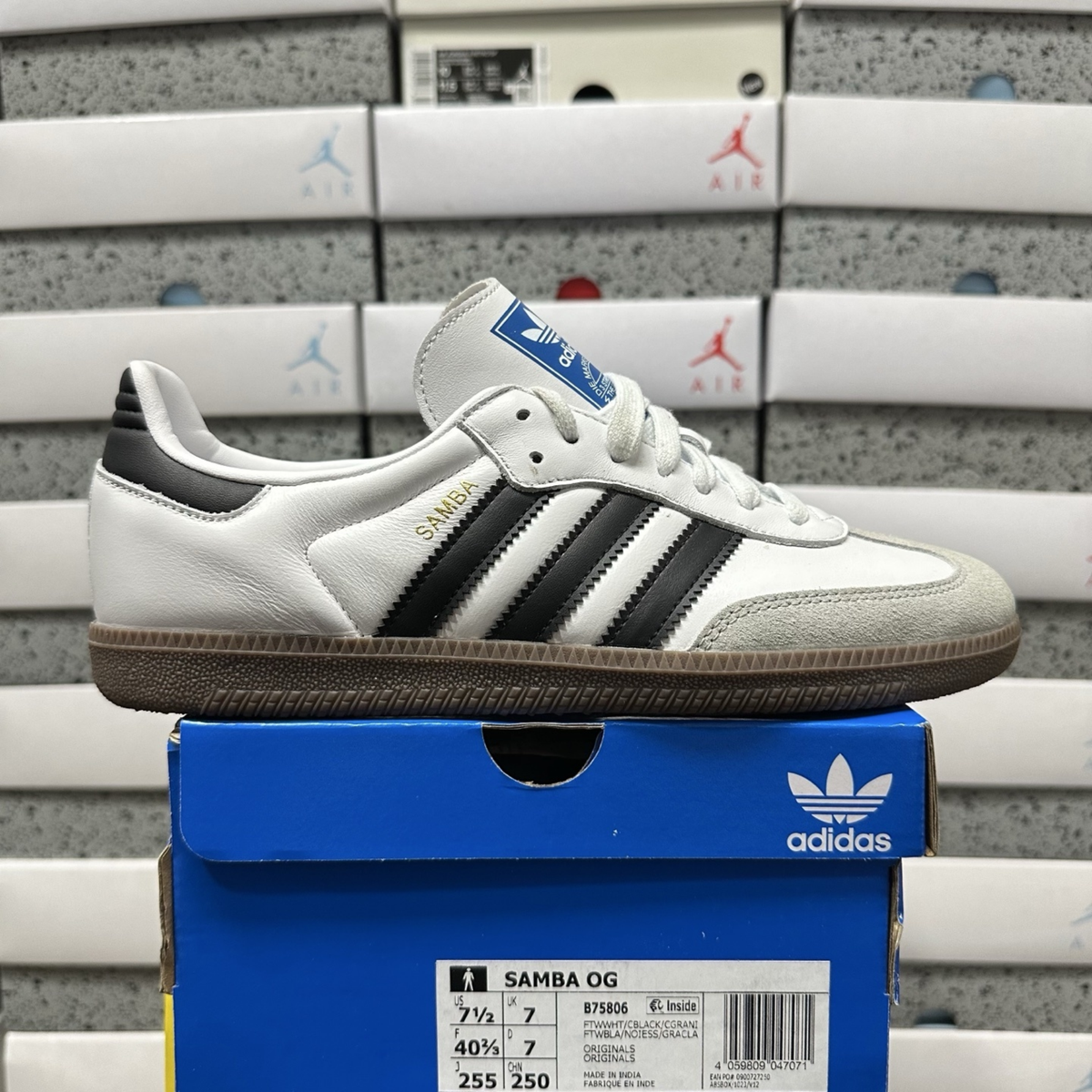 Adidas Samba - Cloud White Core Black