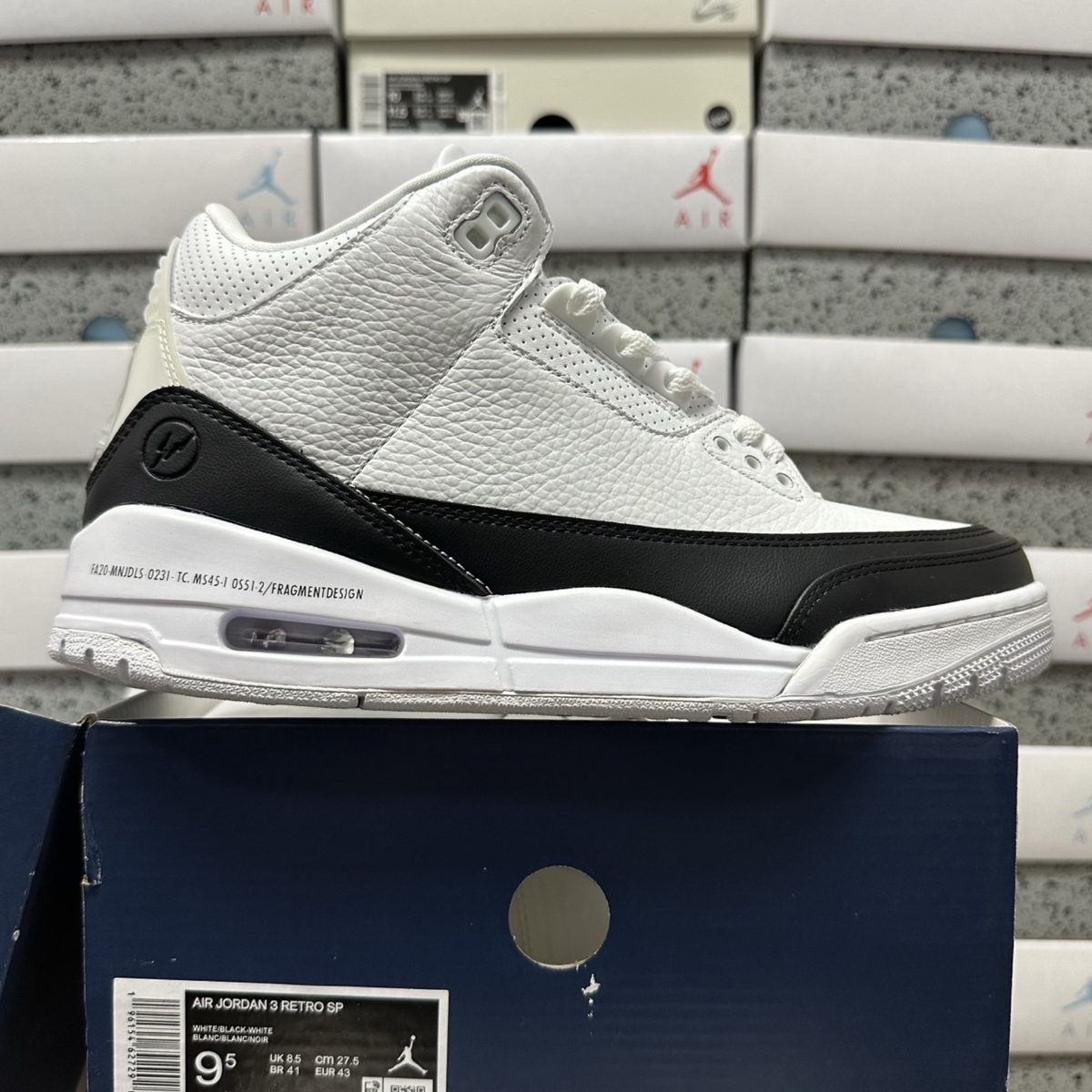 Fragment Design X Nike Air Jordan 3 Retro SP - White