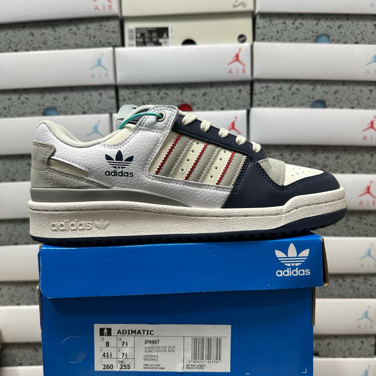 Adidas Forum Low - Collegiate Navy/Clear Granite