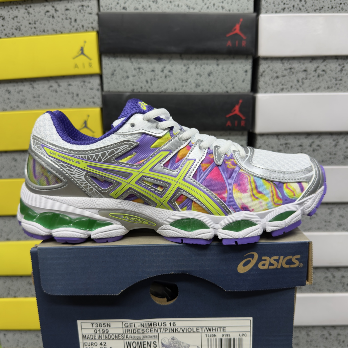 Asics Gel Nimbus 16 - Iridescent / Purple / Volt