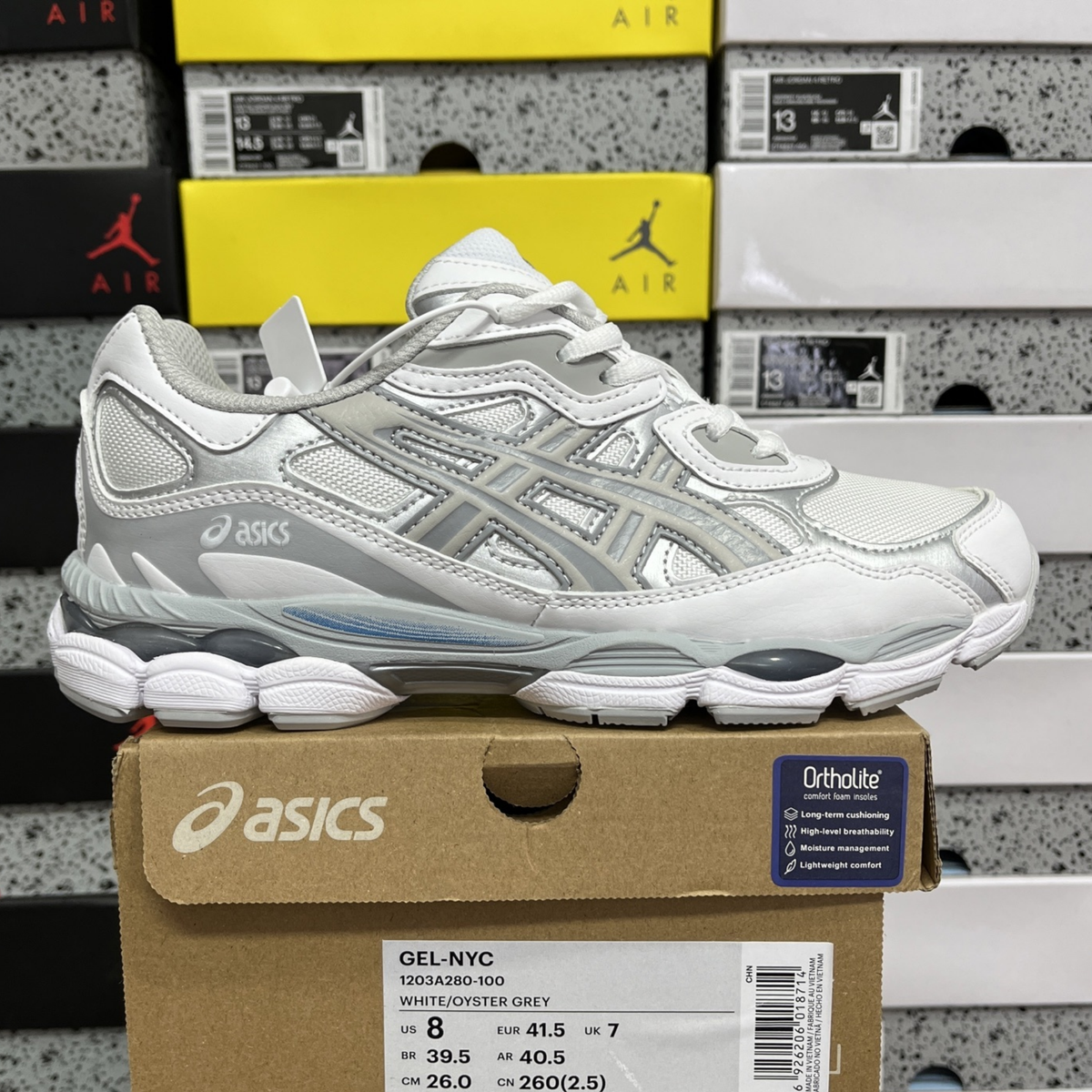 Asics Gel NYC - White Smoke Grey