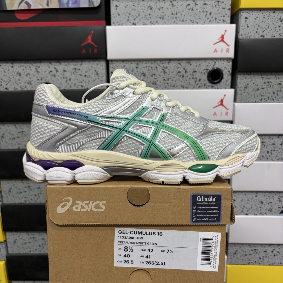 Asics Gel Cumulus 16 - Pure Silver Shamrock Green