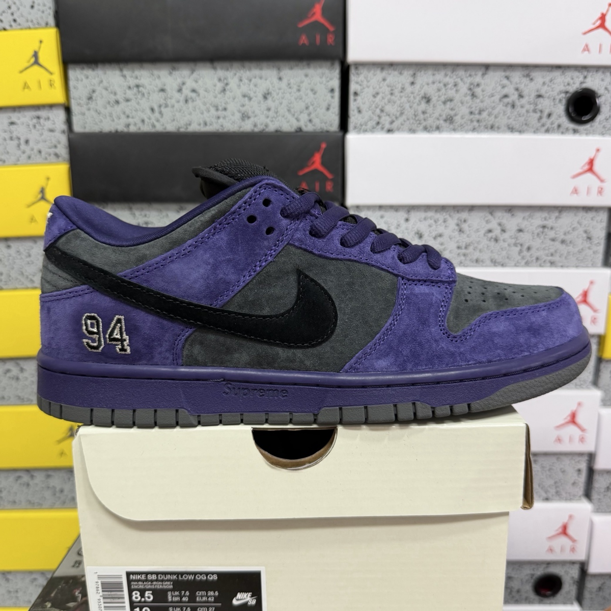 Supreme X Nike Dunk Low 94 - Ink