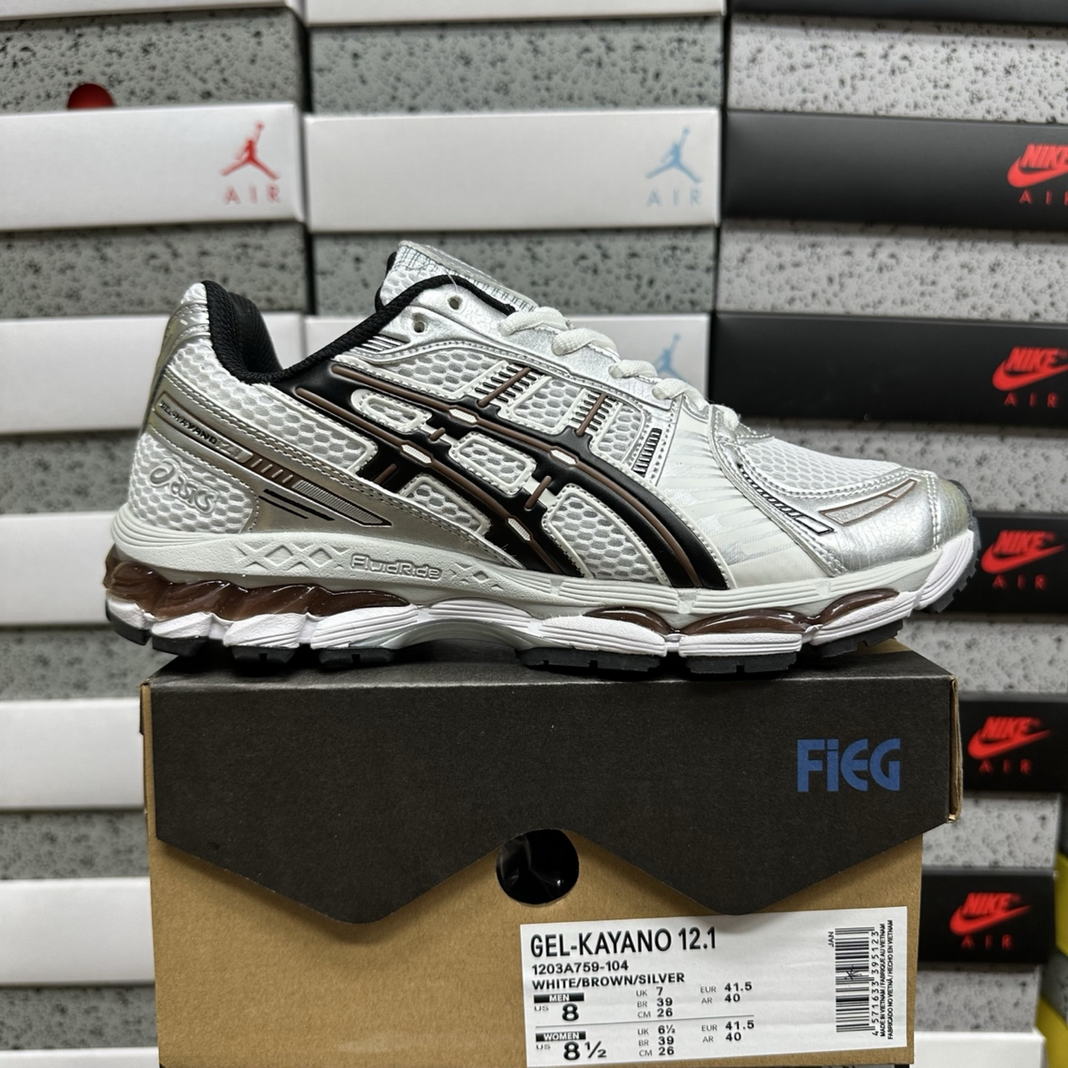Asics Gel Kayano 12.1 - White Graphite Grey