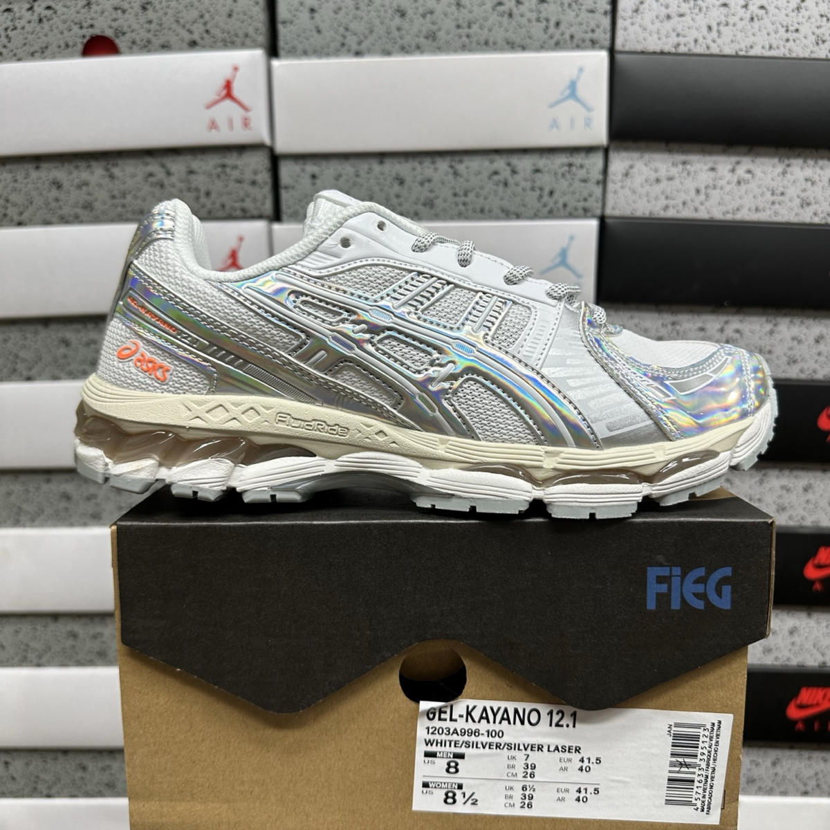 Asics Gel Kayano 12.1 - White Pure Silver