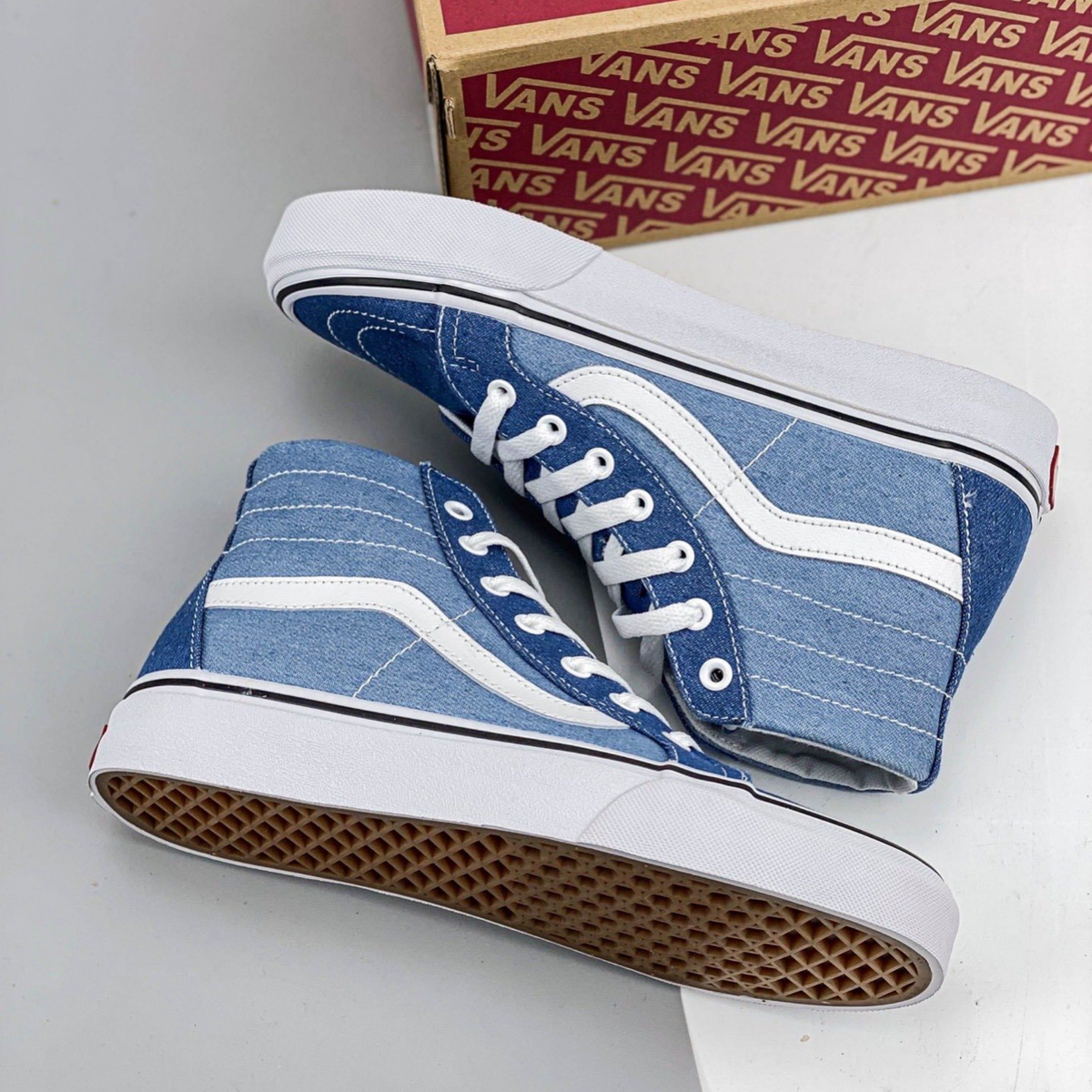 Vans Sk8-Mid Reissue - Denim 2-Tone