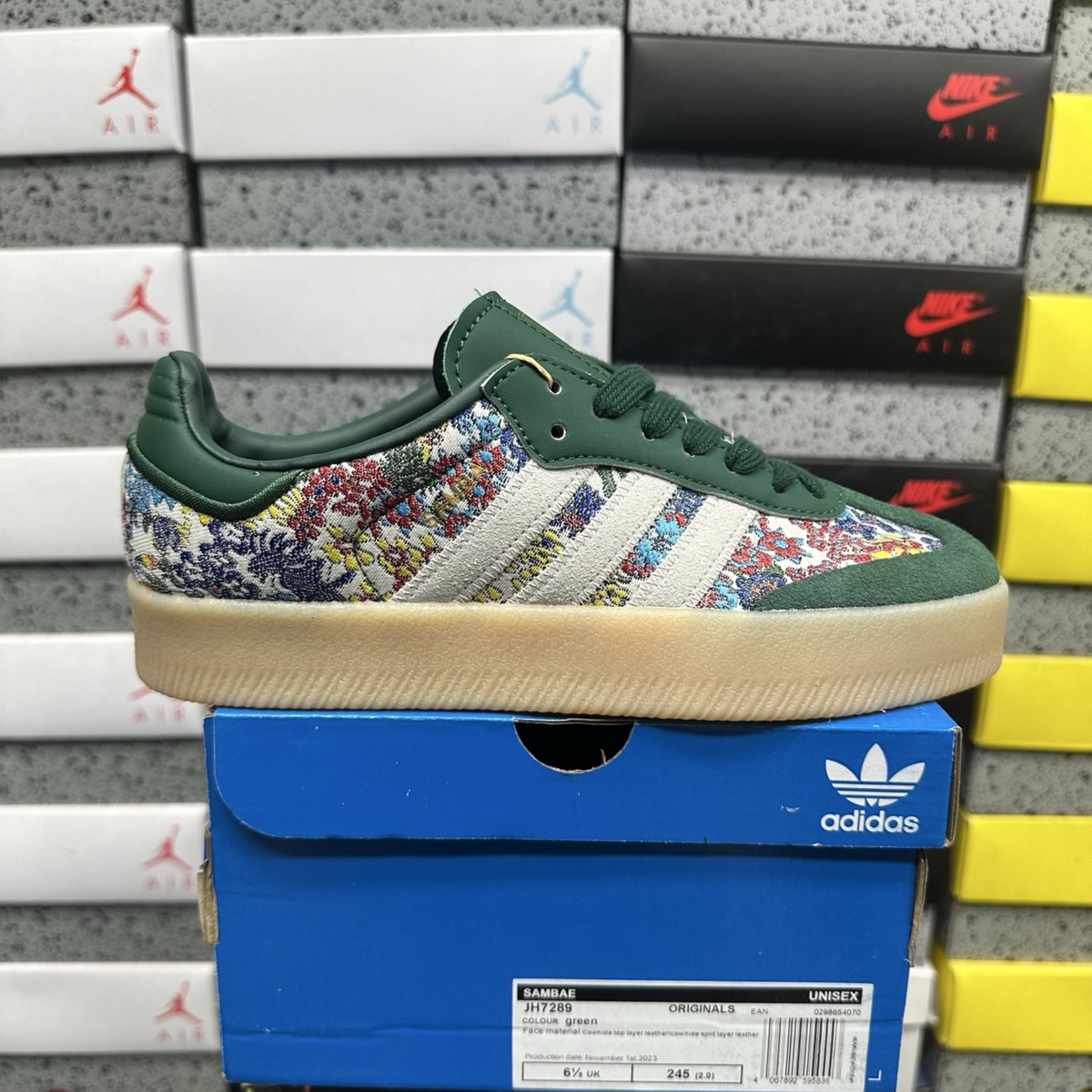 Liberty London x Adidas Samba - Collegiate Green