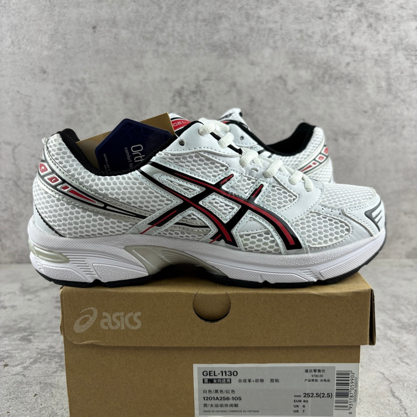 Asics Gel 1130 - White Black Red