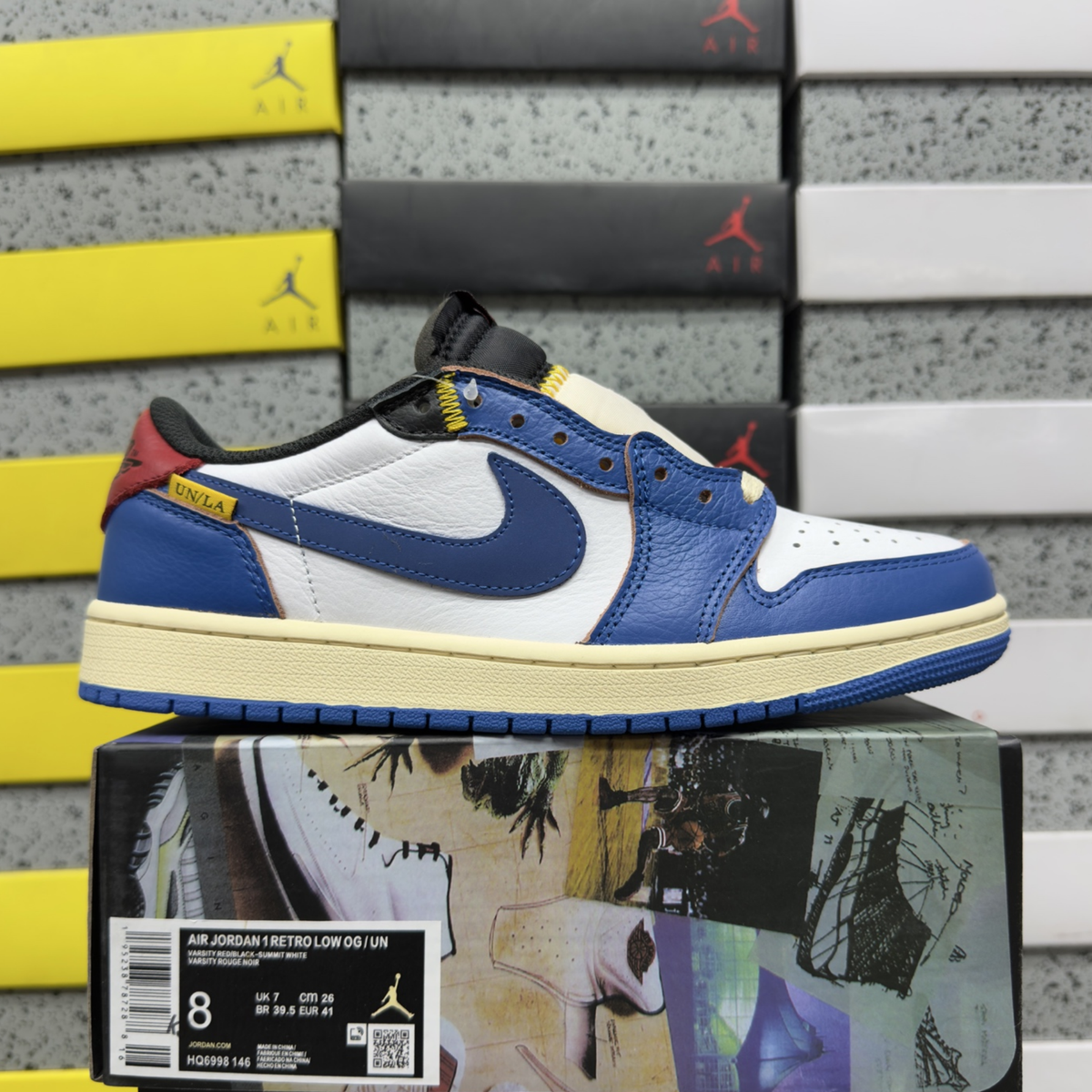 Union LA x Air Jordan 1 Retro Low OG - Storm Blue