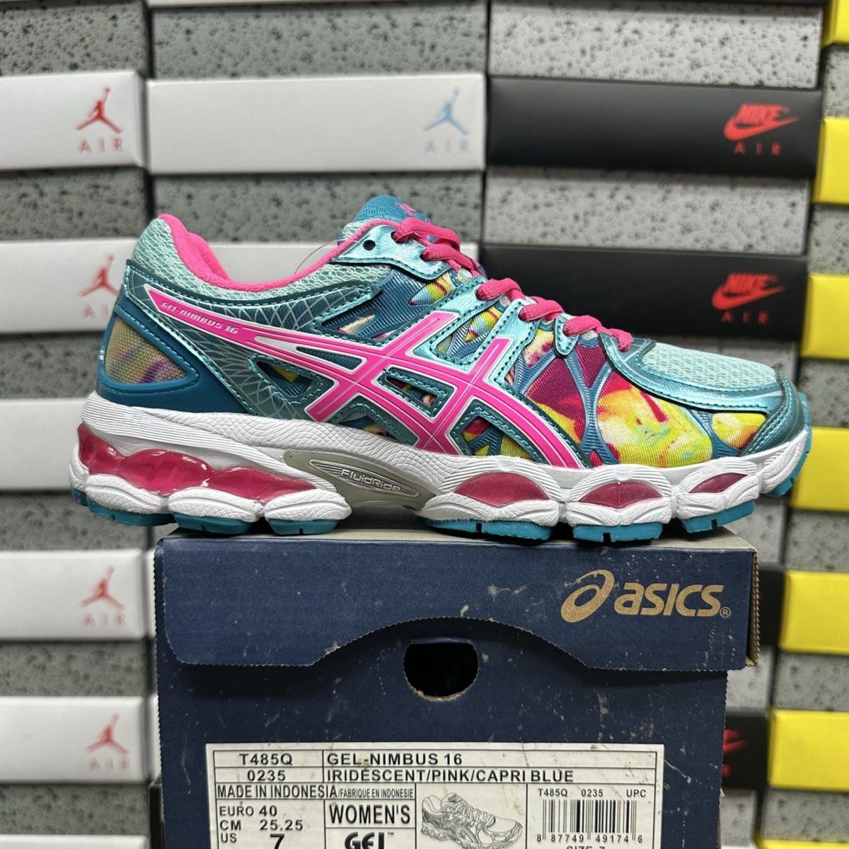 Asics Gel Nimbus 16 - Iridescent / Pink / Blue