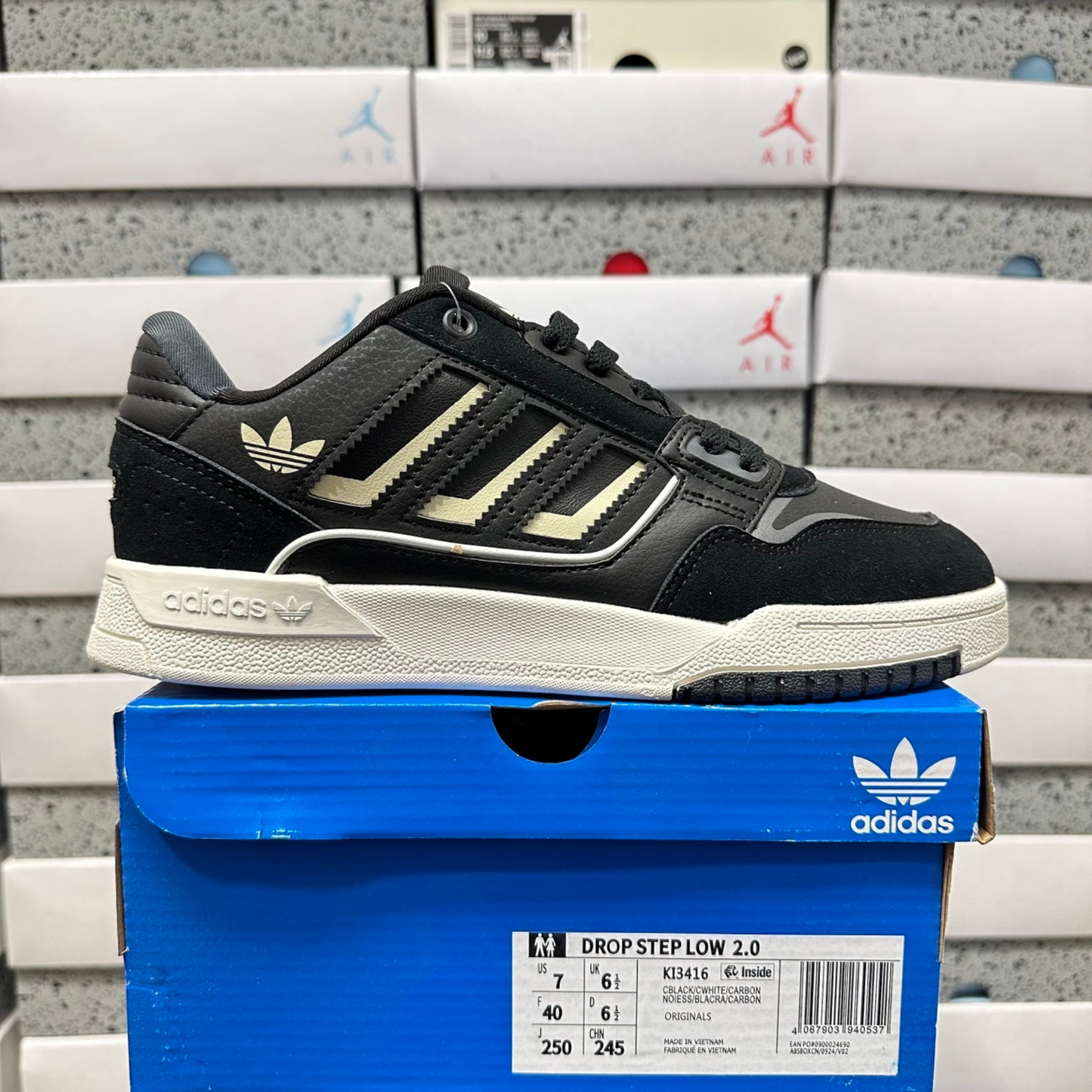 Adidas Drop Step Low 2.0 - Core Black / Chalk White / Carbon