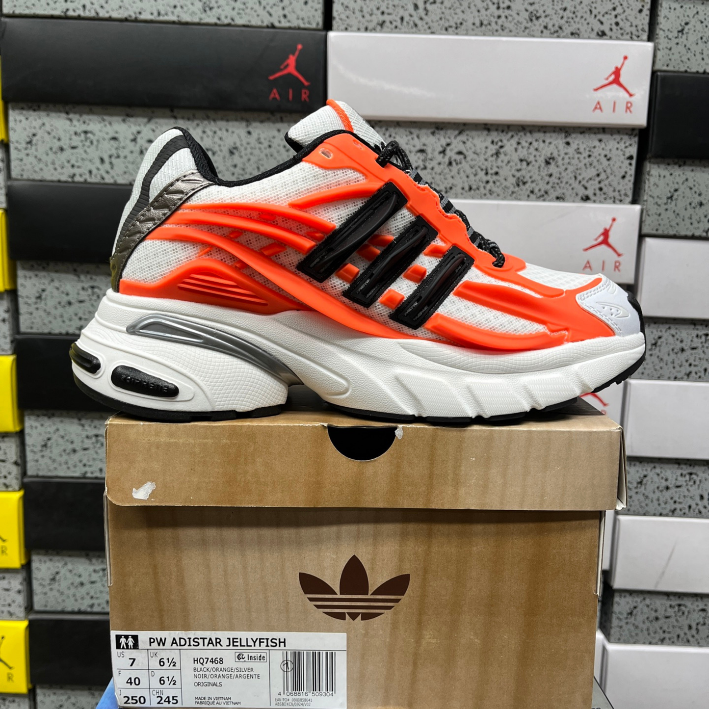 Pharrell Williams x Adidas Adistar Jellyfish - Solar Orange