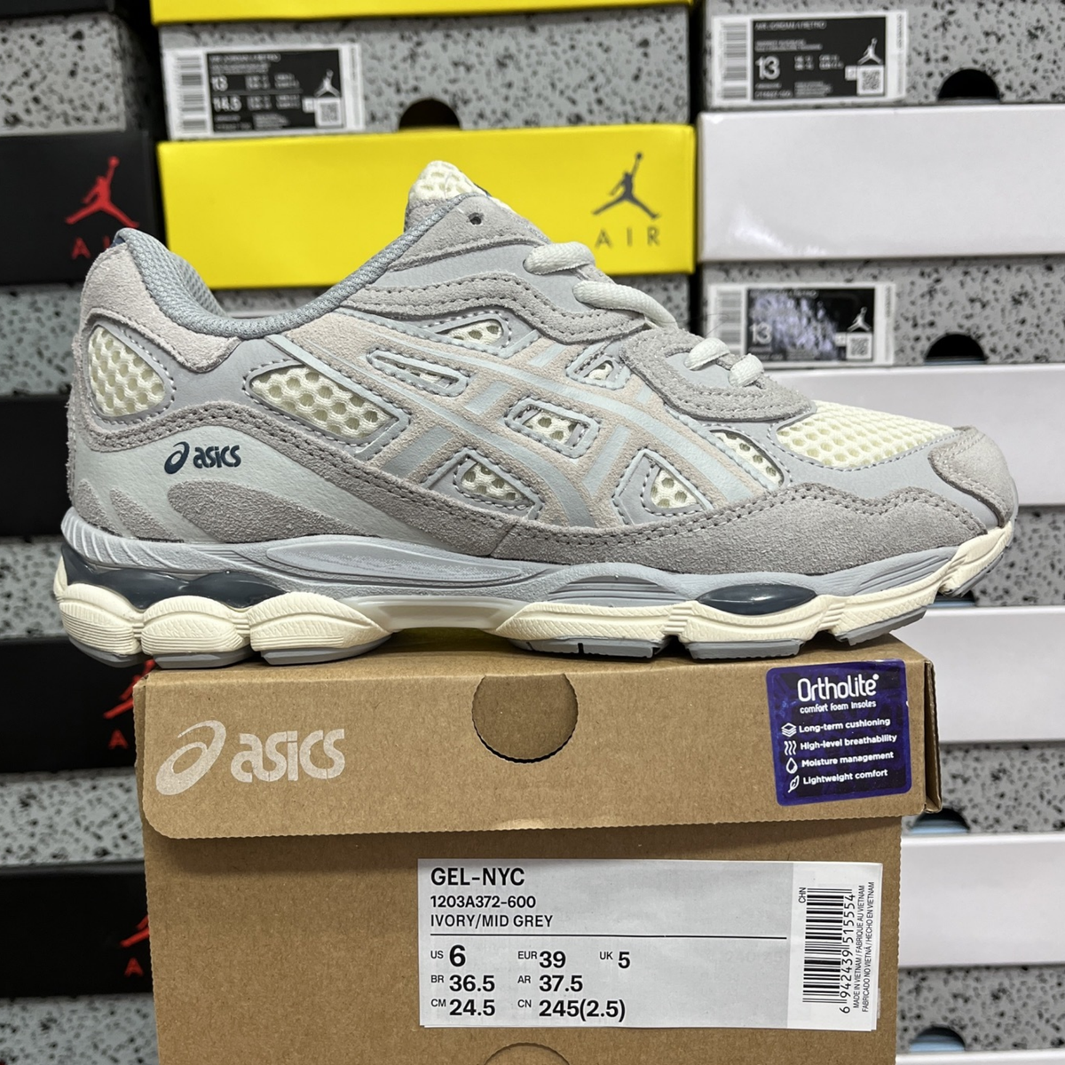 Asics Gel NYC - Ivory Mid Grey