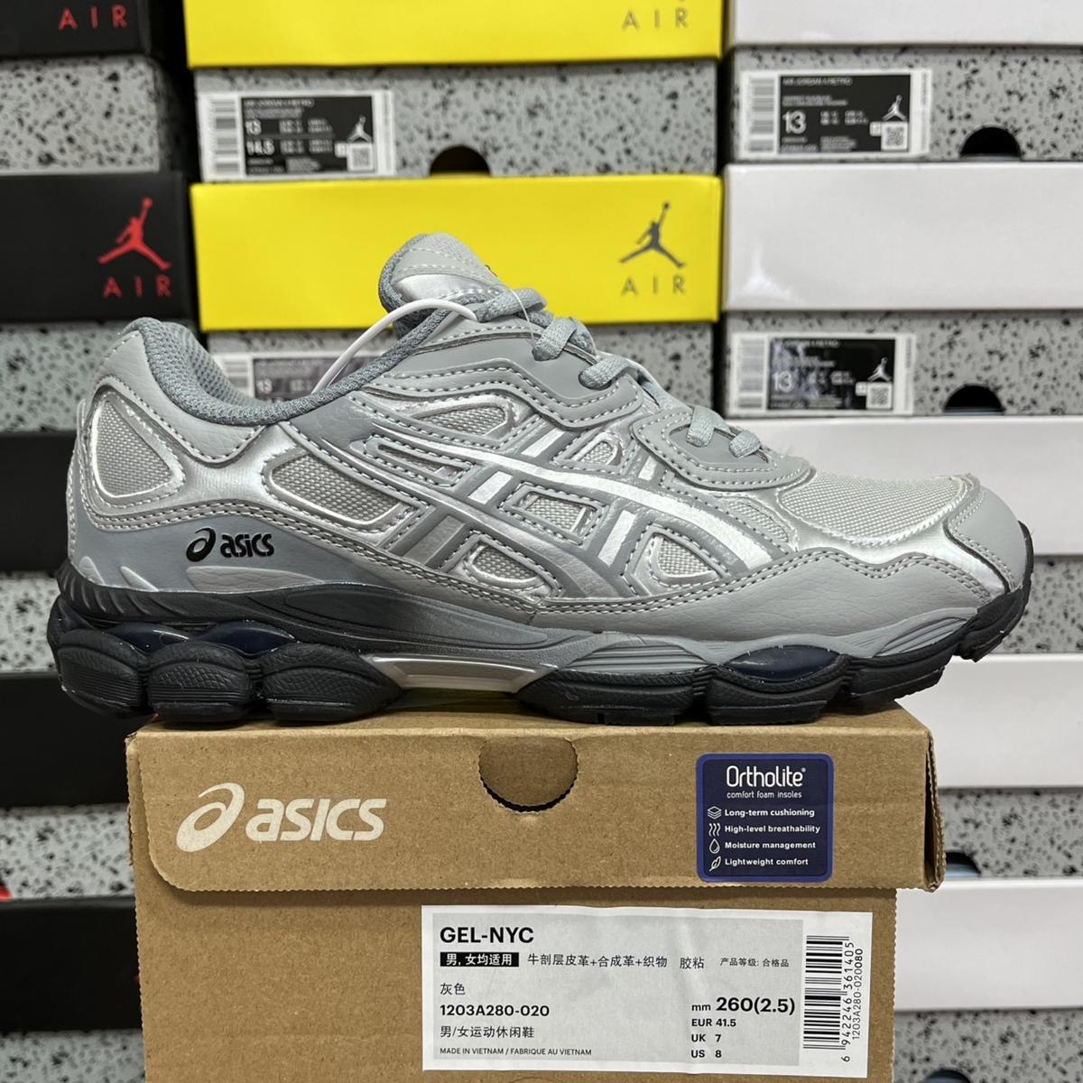 Asics Gel NYC - Mid Grey Sheet Rock