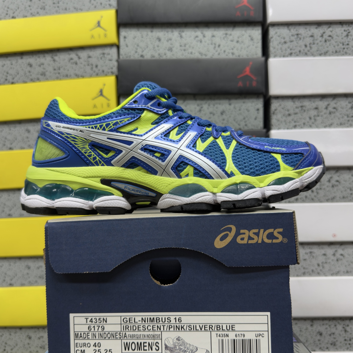 Asics Gel Nimbus 16 - Royal Blue / Flash Yellow