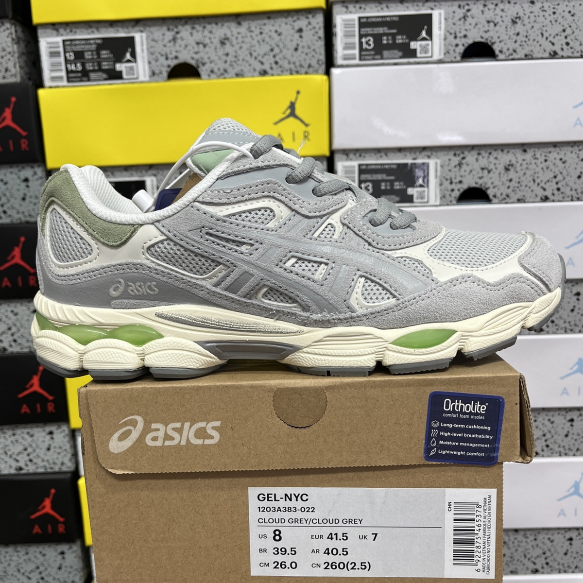 Asics Gel NYC - Cloud Grey Green