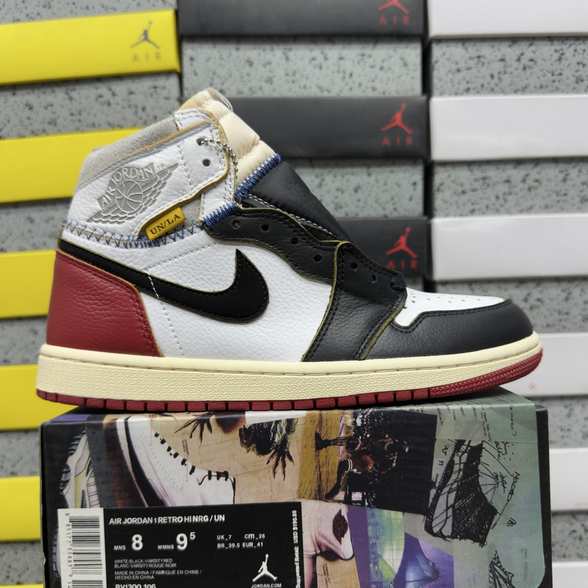 Union LA x Air Jordan 1 Retro High OG - Black Toe