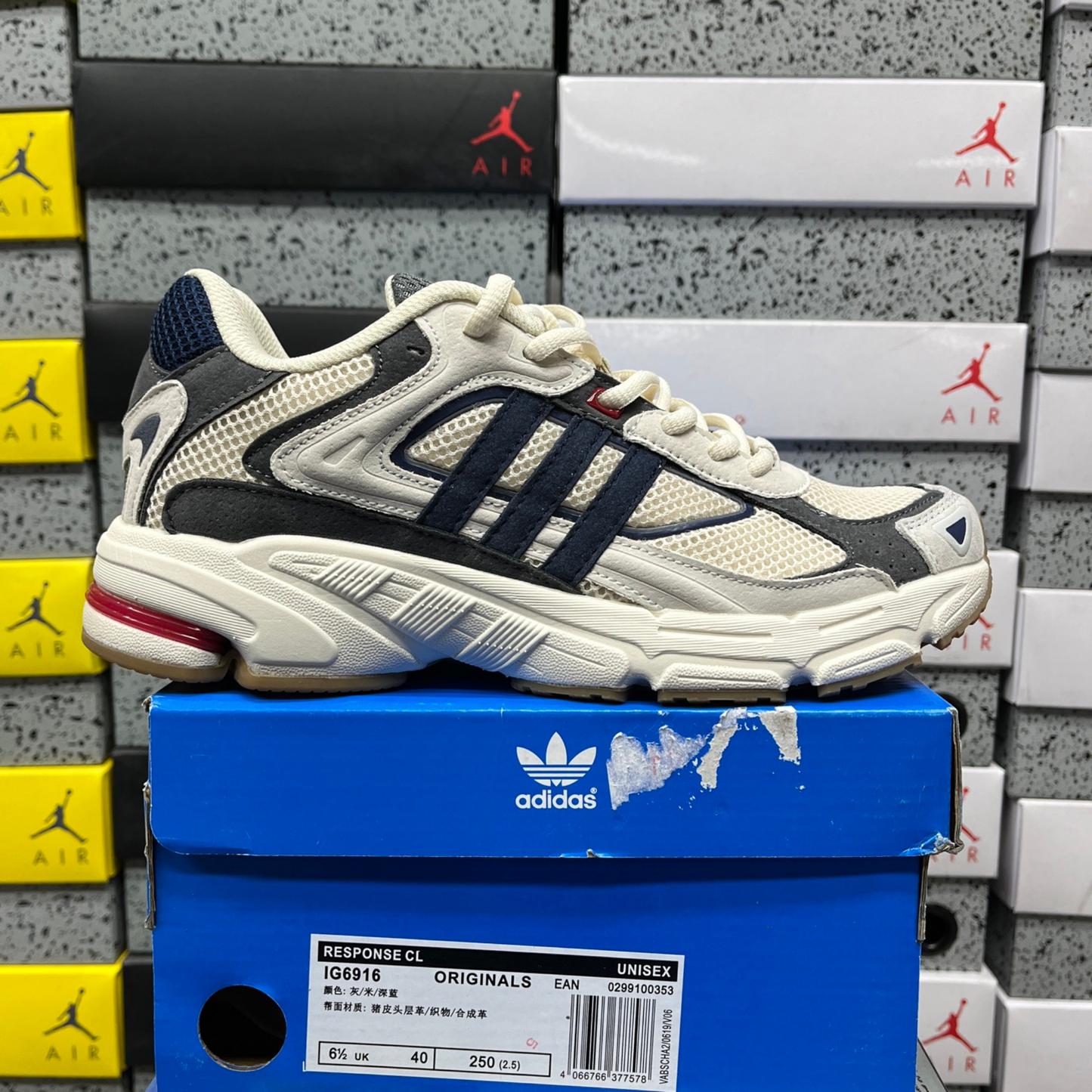 Adidas Response CL - White Preloved Ink Better Scarlet