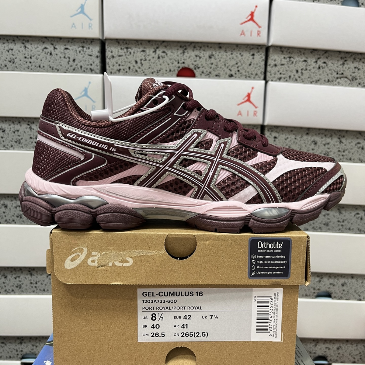 Asics Gel Cumulus 16 - Burgundy Pink