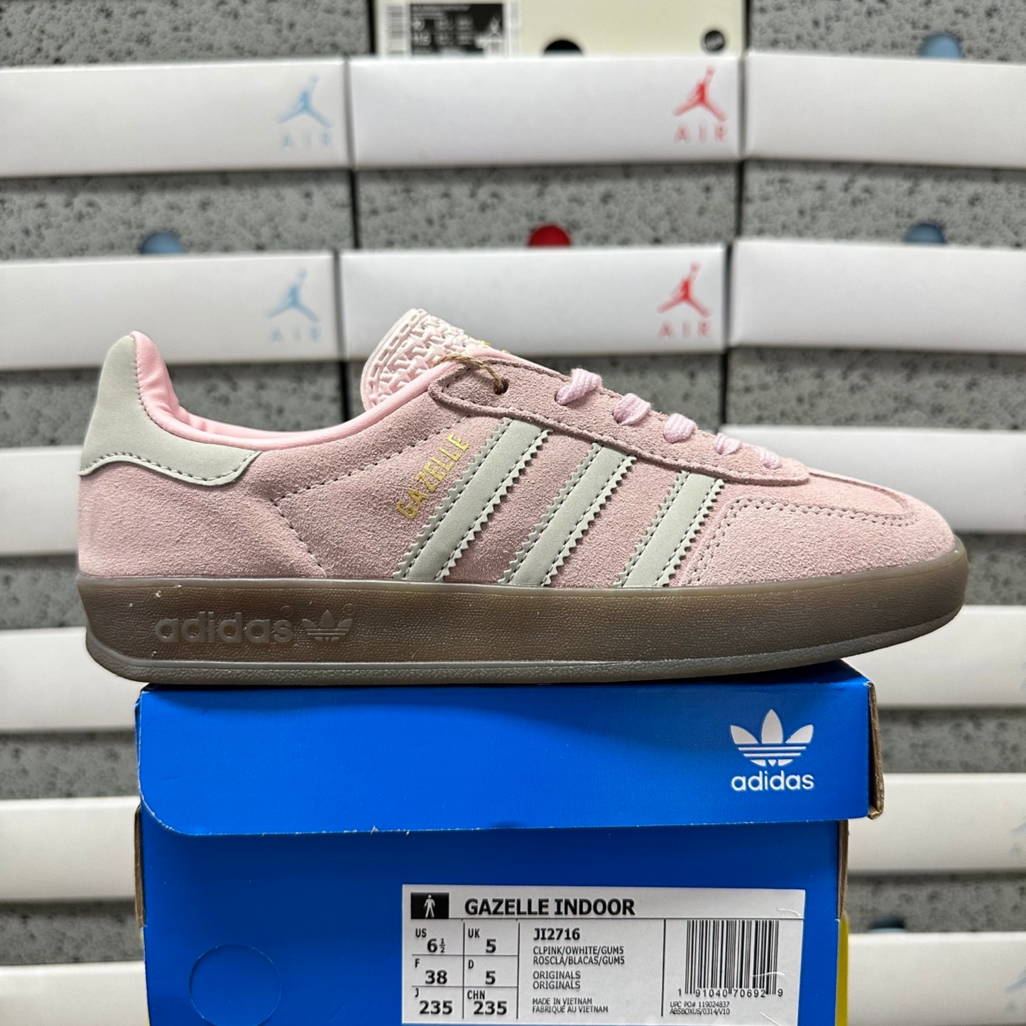 Adidas Gazelle Indoor - Almost Pink / Cloud White