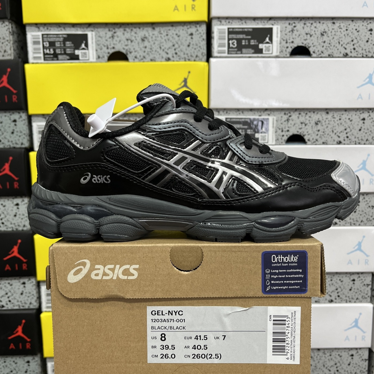 Kicki Yang Zhang x Asics Gel NYC - Black Pure Silver