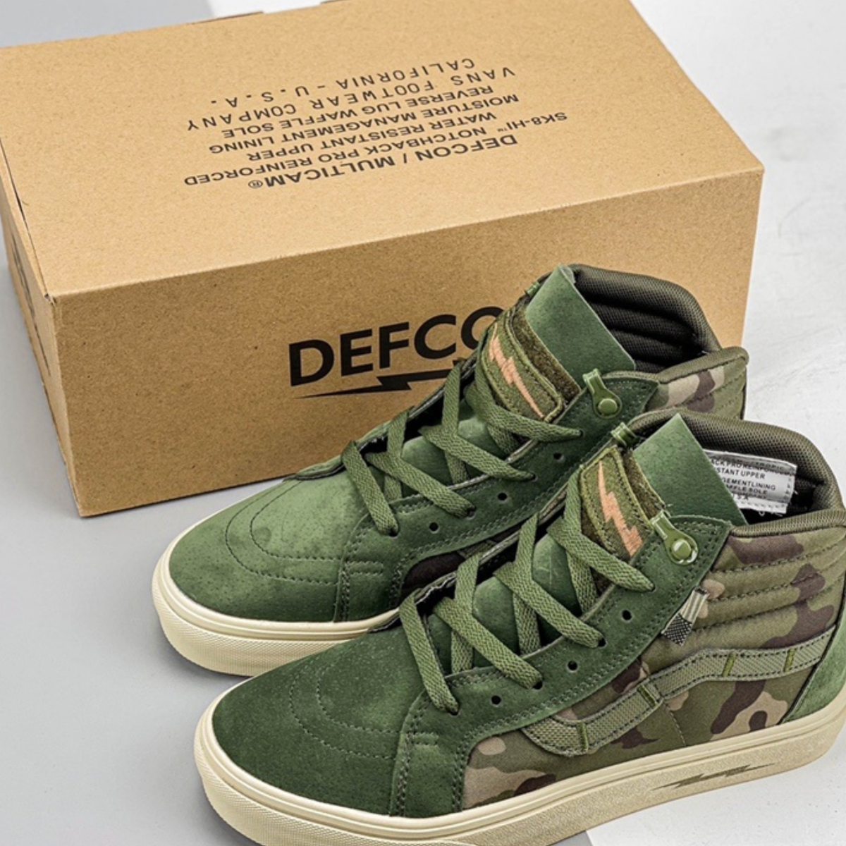DEFCON X Vans Sk8-Hi Notchback Pro - Multicam Jungle