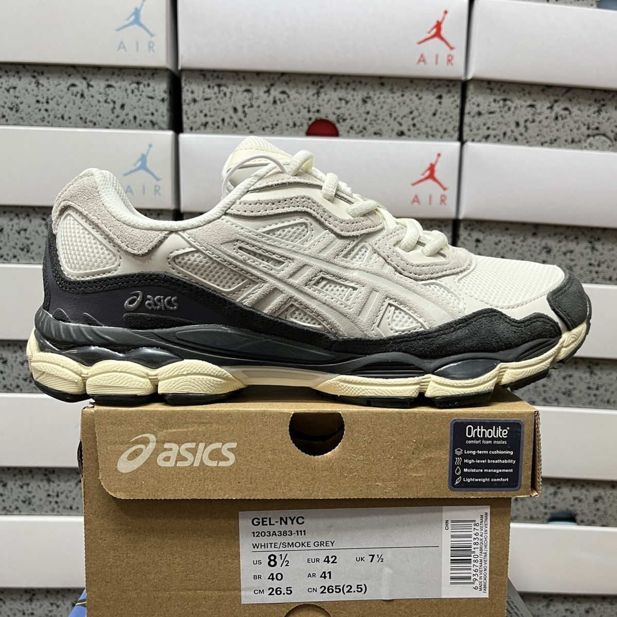 Asics Gel NYC - White Smoke Grey